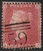 1857-62 1d Rose-red