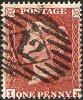 1855 1d Red Die II