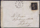 1840 1d Black Plate 11 'DH'