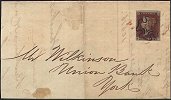 1d Red-brown Plate 11 'EF'
