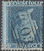 1855 2d Blue F6c Plate 5 'ME' Wmk Inverted