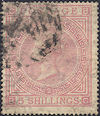 1874 5s Pale Rose SG127 Plate 2 'BC'