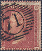 1855 1d Red C4 Plate 13 'FG'