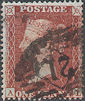 1855 1d Red C4 Plate 15 'AL'