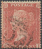1855 1d Dull Orange-brown C4(5) Plate 12 'HI'