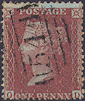 1855 1d Red C7 Plate 24 'OD'