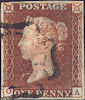 1841 1d Red Plate 18 'OA'