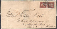 1841 1d Red-brown Plate 42 'IA-JA' Limerick MX