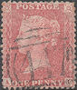 1857 1d Pale Red C9(3) Plate 46 'AC'