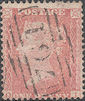 1857 1d Pale Rose C9(4) Plate 55 'OJ'