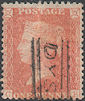 1857 1d Orange-brown C9(1) Plate 48 'CB' Scots Local