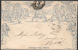 1840 2d Blue Mulready Envelope=